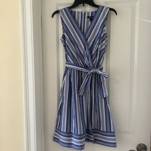 1 Wear! Periwinkle&White Striped Dress